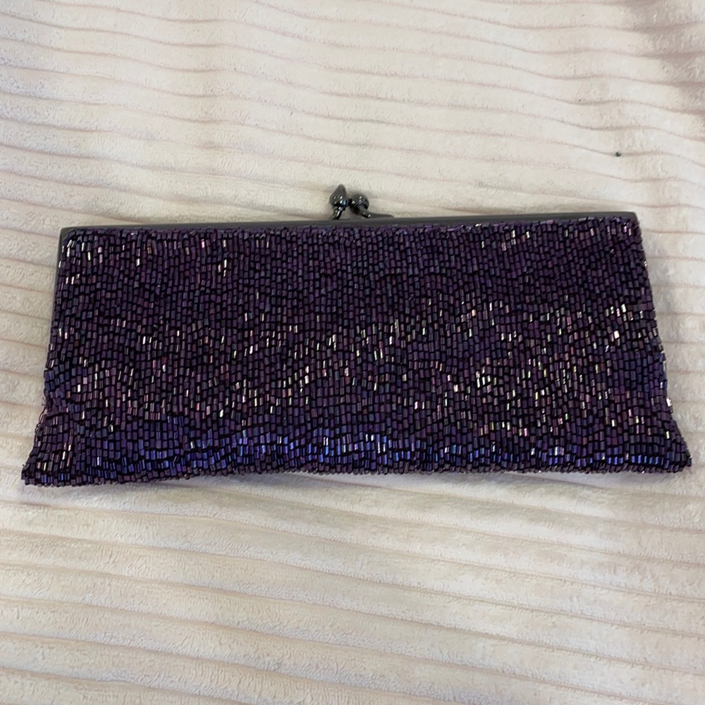 Moyna beaded clutch